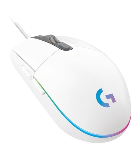 Мышь проводная Logitech G102 LIGHTSYNC белый, 8000 dpi, USB, кнопки - 6