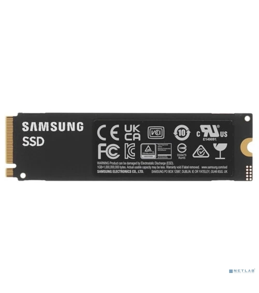 Накопитель SSD Samsung 990 EVO Plus, 2Tb, M.2 2280, PCIe 4.0 x4, NVMe, R/W 7250/6300