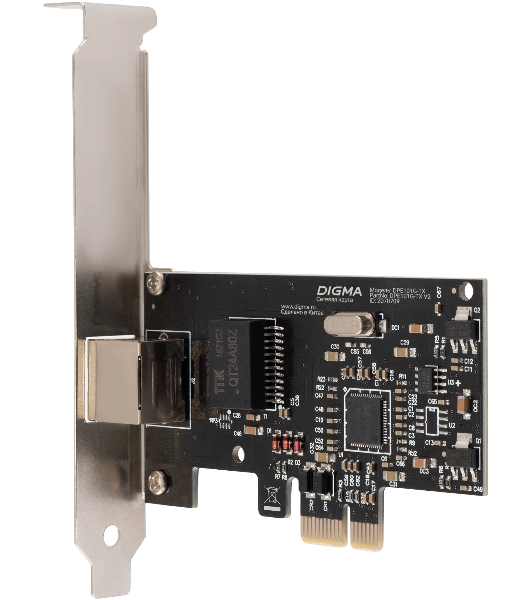 Сетевая карта Gigabit Ethernet Digma DPE101G-TX DPE101G-TX V2 PCI Express