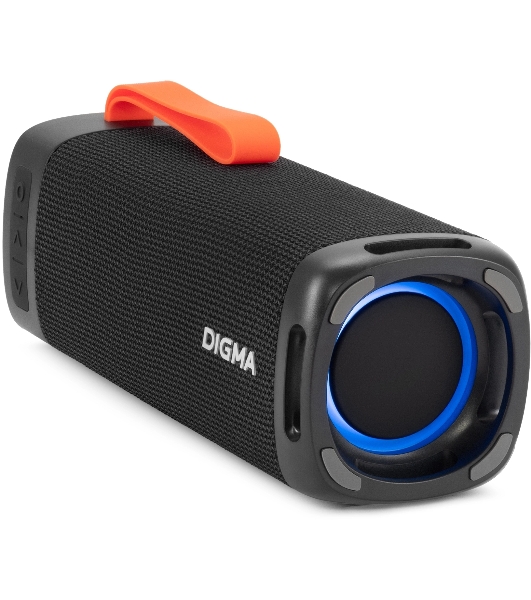 Портативная колонка Digma D-PS1522 черный 60W 2.0 BT 10м 3000mAh