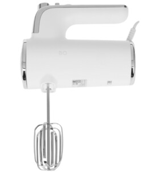 Миксер ручной BQ MX420 белый, мощность 500 Ватт, 5 скоростей, режим Турбо