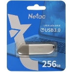 Флешка USB Netac U352 (NT03U352N-256G-32PN), 256Gb, USB 3.0, R/W 110/50, серебристый, фото3