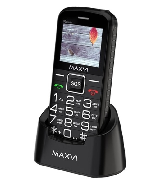 Мобильный телефон Maxvi B5ds up черный