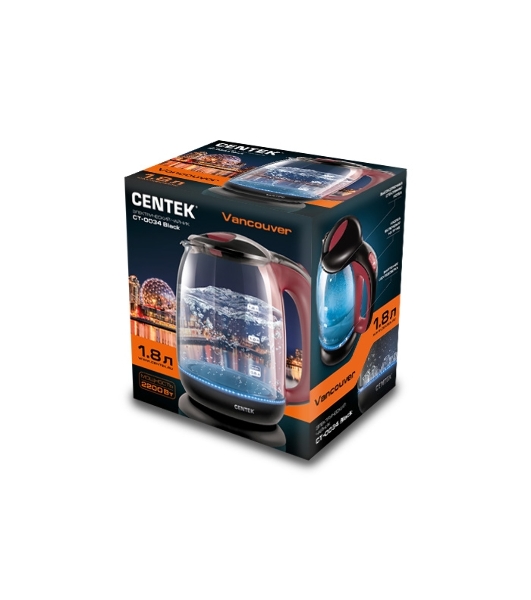 Чайник электрический Centek CT-0034 черный