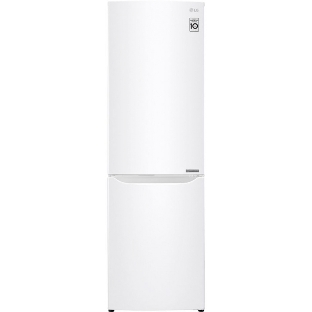 Холодильник LG GA-B419SWJL белый двухкамерный 223/79л морозилка снизу, No Frost