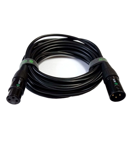 Кабель GCR 7.0m микрофонный XLR M/XLR F , черный, AL case черный, GCR-53374