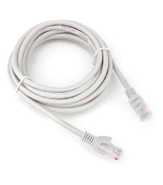 Патч-корд LSZH UTP Cablexpert PP31-3M cat.5e, 3м, литой, многожильный, серый