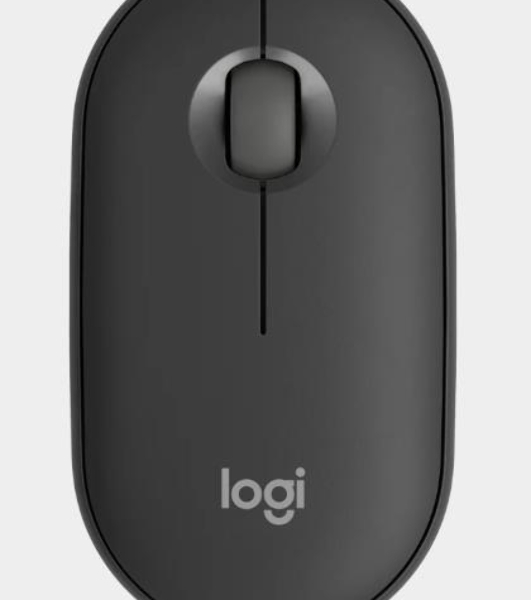 Мышь беспроводная Logitech Pebble M350 графитовый, 1000 dpi, радиоканал, Bluetooth, USB, кнопки - 3