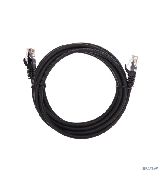 Патч-корд U/UTP Rexant cat. 6, RJ45-RJ45, неэкранированный, 26AWG, LSZH, черный, 3 м