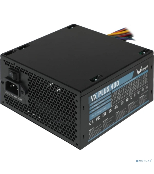 Блок питания Aerocool/Formula VX-400 PLUS, 400Вт, 120мм, черный