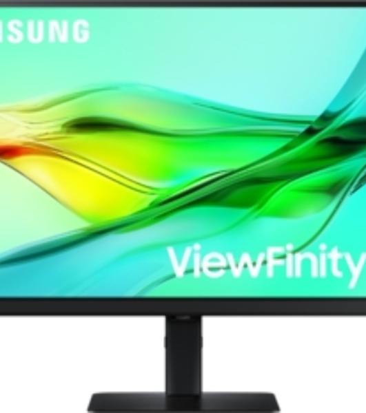 Монитор 27' Samsung ViewFinity S6 S60UD LS27D604UAIXCI IPS 2560x1440, 100 Гц, 5 мс, 16:9, 350 кд/м², 1xHDMI, 1xDP, 1xUSB-C, 3xUSB, 1x3.5 мм, черный