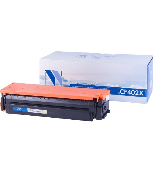 Картридж лазерный NVPrint совместимый HP CF402X Yellow для CLJ Color M252, MFP M277 (2 300k)