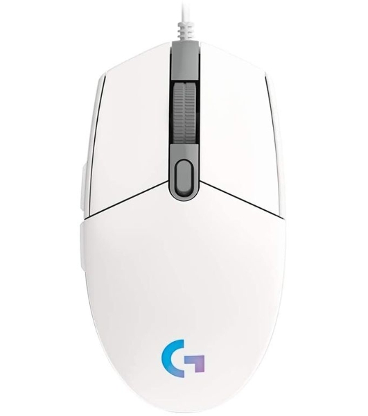 Мышь проводная Logitech G102 LIGHTSYNC белый, 8000 dpi, USB, кнопки - 6