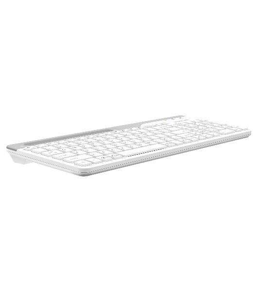 Клавиатура проводная A4Tech Fstyler FK25, USB, белый/серый