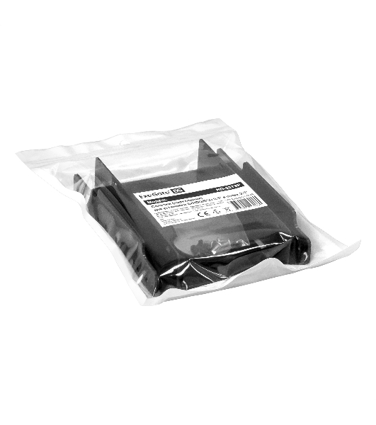 Салазки (переходник) ExeGate EX292545RUS HD-22T3P пластиковые для установки 2xHDD/SSD 2.5' в отсек 3.5'