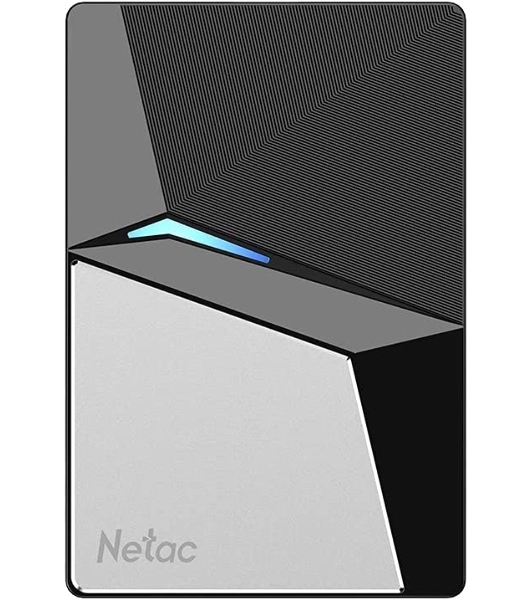 Внешний SSD Netac Z7S, 240 Gb, USB 3.2 Gen 2 Type-C, R/W 550/480, черный