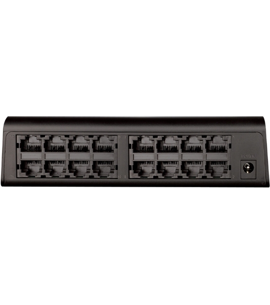 Коммутатор D-Link DES-1016A, 16×100 Мбит/с, неуправляемый