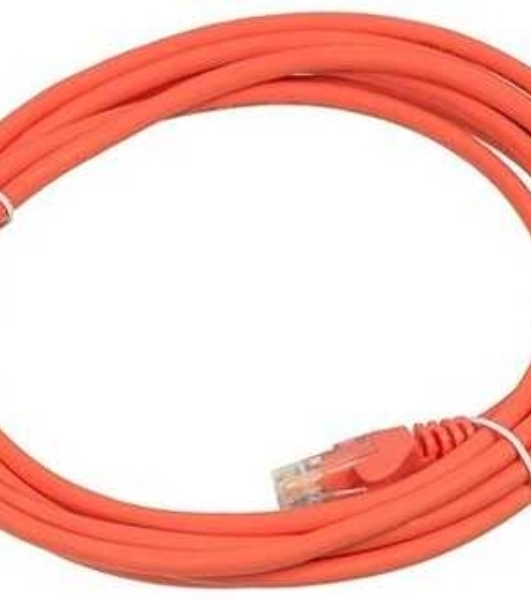 Патч-корд LANMASTER TWT UTP cat.5e, с заливными колпачками, 2.0 м, оранжевый