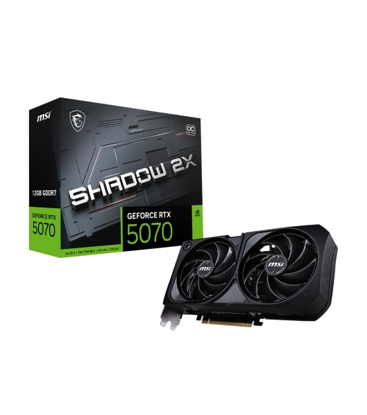 Видеокарта MSI RTX 5070 SHADOW 2X OC 12Gb GDDR7 192bit 3xDP HDMI 2FAN RTL