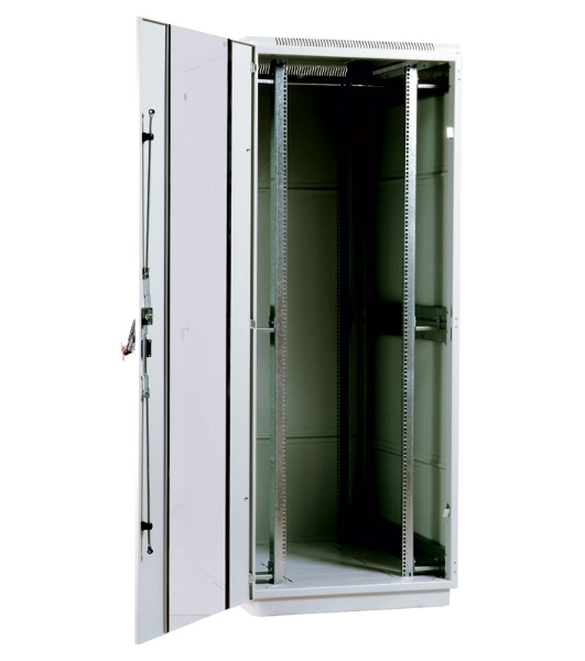 Шкаф коммутационный ЦМО ШТК-М-42.8.8-1ААА 42U 800x820мм пер.дв.стекл задн.дв.стал.лист 2 бок.пан. направл.под закл.гайки 500кг серый