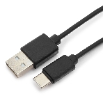 Кабель USB Гарнизон GCC-USB2-AMCM-0.3M, USB2.0 AM/USB3.1 Type-C, 0.3м, пакет, фото2