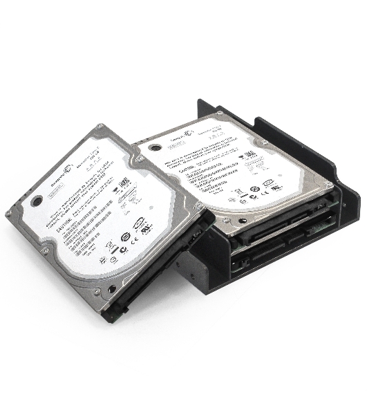 Салазки (переходник) ExeGate EX292545RUS HD-22T3P пластиковые для установки 2xHDD/SSD 2.5' в отсек 3.5'