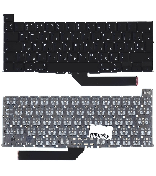 Клавиатура для ноутбука Apple MacBook Pro 16 Retina A2141 Late 2019 Г-образный Enter