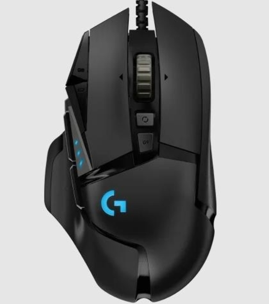 Мышь проводная Logitech G502 HERO черный, 25600 dpi, USB, кнопки - 11