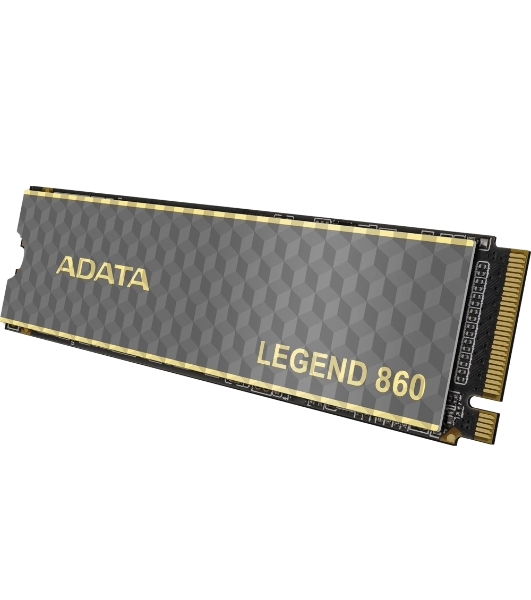 Накопитель SSD ADATA LEGEND 860, 1Tb, PCIe 4.0 x4, 2280, NVMe, R/W 6000/4000, с радиатором