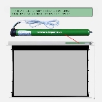 Экран для проектора S'OK SCPSMC-298X168ED45GF для встраивания в потолок моторизованный 135'' с боковым натяжением, полотно Grey Fiberglass, экстрадроп 45см, фото3