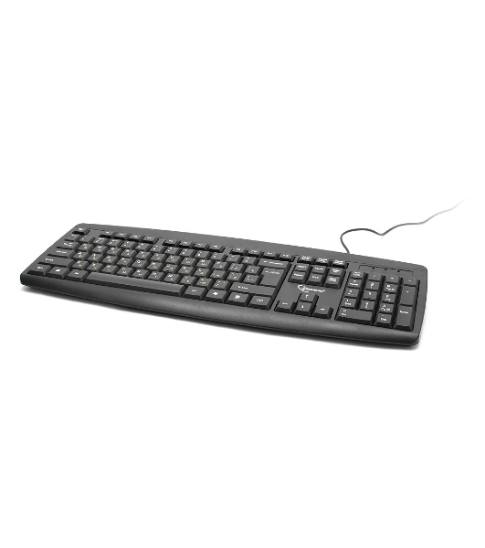 Клавиатура проводная Gembird KB-8351U-BL, USB, черный