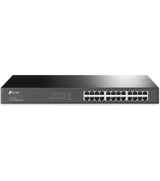 Коммутатор сетевой TP-Link SMB TL-SG1024 Коммутатор 24LAN 10/100/1000Mb/s Unmanagersd Gigabit Rackmount Switch
