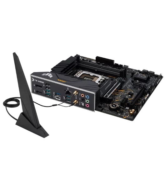 Материнская плата ASUS TUF GAMING B660M-PLUS WIFI, LGA 1700, Intel B660, 4xDDR5, 4xSATA, 2xM.2, 1xPCIe 5.0 x16, 1xPCIe 3.0 x4, 1xPCIe x1, 1xDP, 1xHDMI, 1x 2.5Gb LAN, 4xUSB-A 3.2 Gen 2, 1xUSB-A 3.2 Gen 1, 2xUSB 2.0, 1xUSB-C 3.2 Gen 2x2, 5x3.5 мм, 7.1, mATX