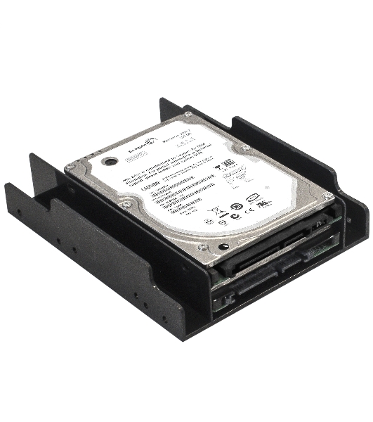Салазки (переходник) ExeGate EX292545RUS HD-22T3P пластиковые для установки 2xHDD/SSD 2.5' в отсек 3.5'