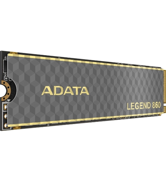 Накопитель SSD ADATA LEGEND 860, 1Tb, PCIe 4.0 x4, 2280, NVMe, R/W 6000/4000, с радиатором