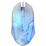 Мышь проводная Defender Cyber MB-560L белый, 1200 dpi, USB, кнопки - 3, фото13