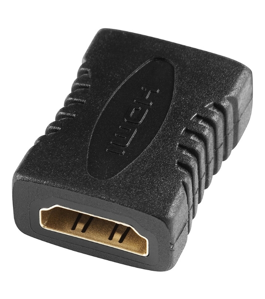 Адаптер аудио-видео Buro HDMI (f)/HDMI (f) Позолоченные контакты черный (BHP-ADP-HDMI-2.0)