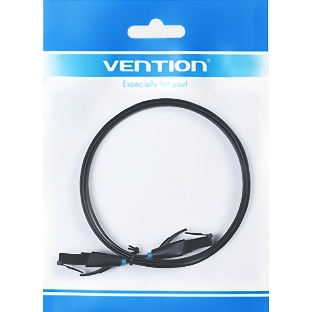Патч-корд Vention прямой UTP cat.6, RJ45 - 1,5м. плоский черный