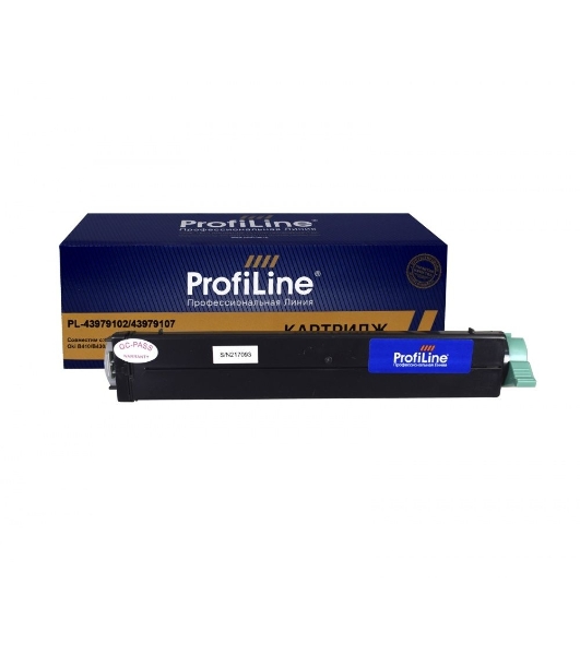 Картридж Тонер-туба ProfiLine PL-43979102/43979107 для принтеров Okidata B410dn/B420dn/B430dn/B440dn/MB460/MB470/MB480 3500 копий