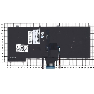 Клавиатура для ноутбука Dell Latitude E7440 E7420 черная с подсветкой и указателем