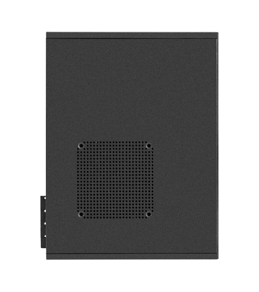 Компьютерный корпус Minitower ExeGate BAA-308MUC-UNS350 (mATX, БП UNS350 с вент. 12см, 1хUSB+1хUSB 3.0+1хTypeC, HD Audio, черный)