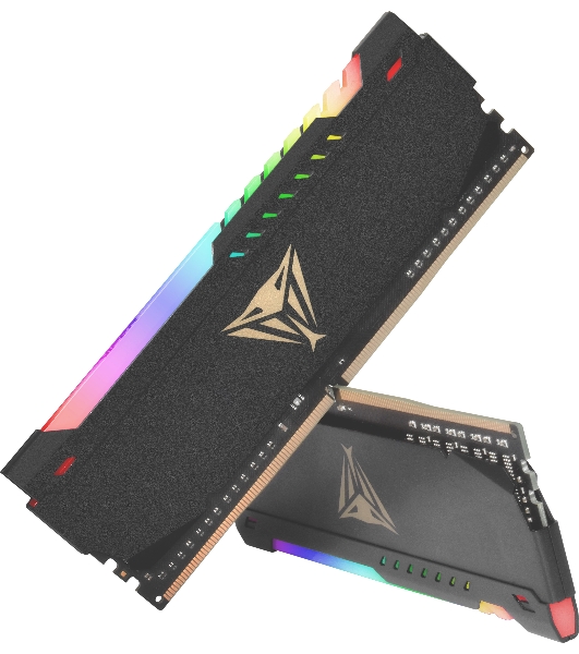 Оперативная память Patriot Viper Steel, DDR4, 64GB (2x32GB), 3600MHz, CL20, DIMM, с радиатором, RGB, черный