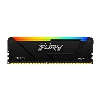 Оперативная память Kingston Fury Beast, DDR4, 16GB (1x16GB), 3200MHz, CL16, DIMM, с радиатором, RGB, черный, фото9