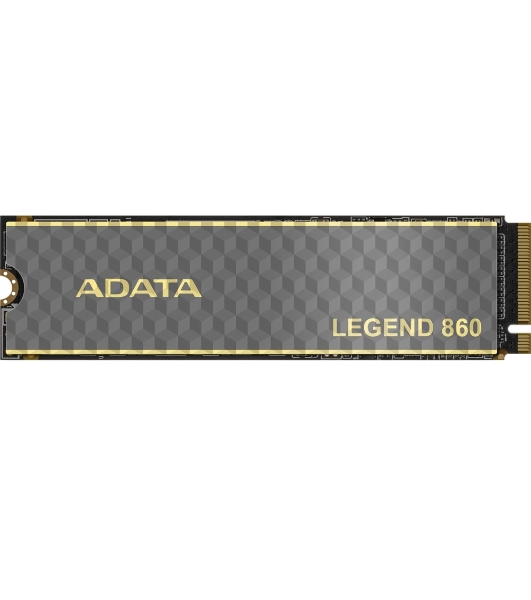 Накопитель SSD ADATA LEGEND 860, 2Tb, PCIe 4.0 x4, M.2 2280, NVMe, R/W 6000/5000, с радиатором