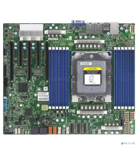 Материнская плата MB Supermicro H13SSL-NT, ATX, 1xSP5 9004 EPYC