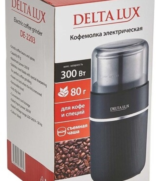 Кофемолка DELTA LUX DE-2203