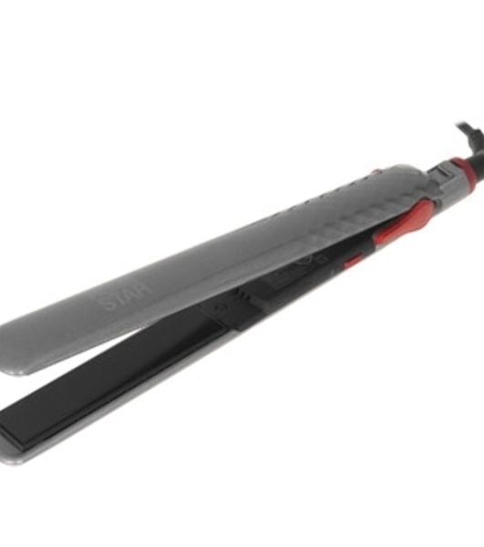 Выпрямитель для волос Homestar HS-8015 серебристый/красный, 25 мм, 200 °C, 1 режим