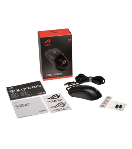 Мышь проводная ASUS ROG Keris черный, 16000 dpi, USB, кнопки - 7