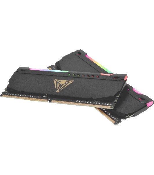 Оперативная память Patriot Viper Steel, DDR4, 64GB (2x32GB), 3600MHz, CL20, DIMM, с радиатором, RGB, черный