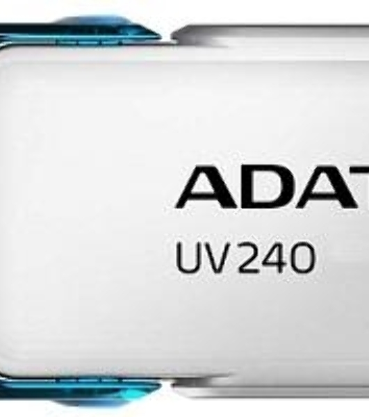 Флешка USB ADATA UV240 (AUV240-32G-RWH), 32Gb, USB 2.0, R/W 15/5, белый/синий